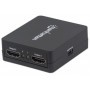 Video splitter MANHATTAN 207652 - Negro, HDMI, HDMI, HDMI, Hembra/hembra