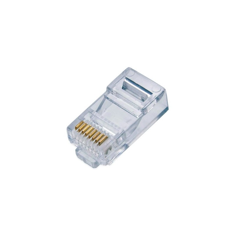 Conector Red RJ45 Qian NW5100 - RJ-45, Transparente, 1 Gbit/s