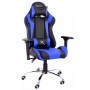 Silla para Gamer XZEAL XZ10 - Gamer, Asiento Acolchado, Negro/Azul, PVC Alto Desempeño