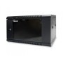 Gabinete Pared 6U ENSON ENS-RKGB6U - Negro, Rack o bastidor independiente, 60 kg, 6U