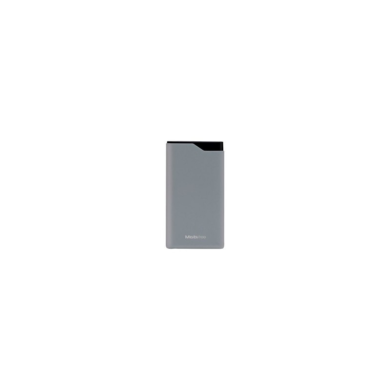 Cargador portátil Mobifree Power Bank 6000 mAh - Gris, Varios, 1