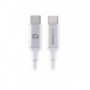 Cable C a C Mobifree Cable Tipo C a C - USB C, USB C, 1 m, Color blanco