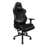 Silla Gamer GAME FACTOR CGC601XL - Gamer, Asiento acolchado, Negro, Poliuretano + Piel Vacuno