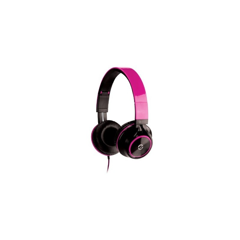 Audífonos GETTTECH GH-3100P - Rosa, Alámbrico, 1.2 m