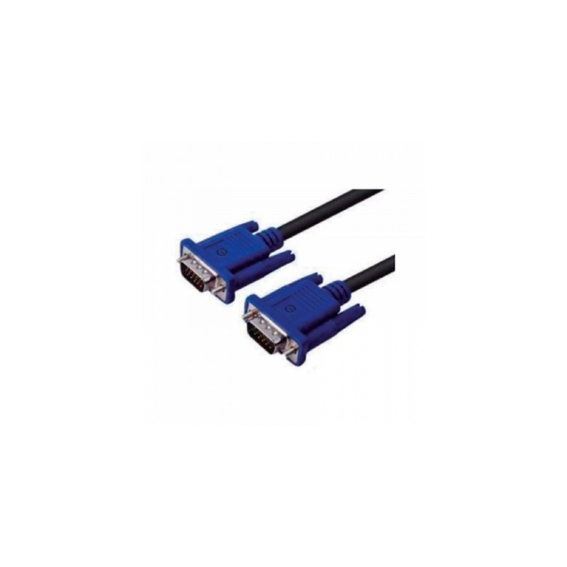 Cable GETTTECH JLA-3506 VGA Maco-Macho - Negro, 1.5mts