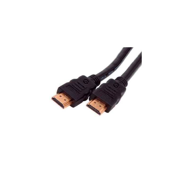 Cable GETTTECH JL-1101 HDMI 2.0 - MACHO-MACHO, NEGRO, 1.5MTS