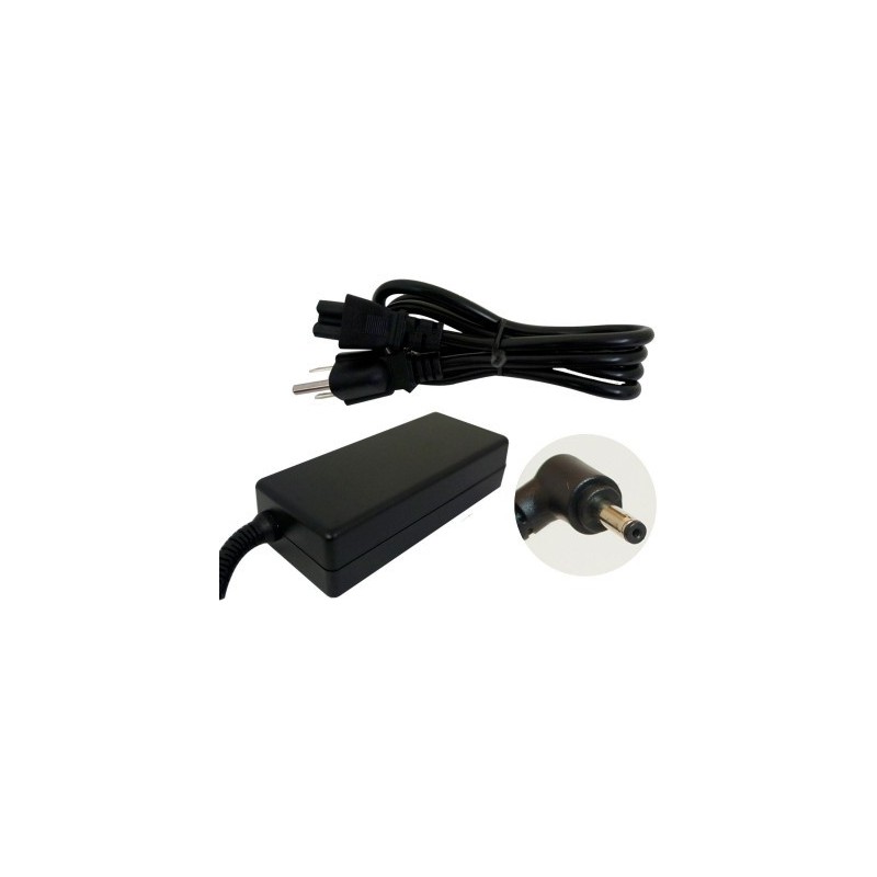 Cargador de laptop GENERICO AC-ASUS65W - Negro, Adaptador de corriente, 19 V