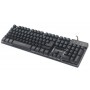 Teclado Gaming Edición Base Metálica 178457 Manhattan USB - Multicolor