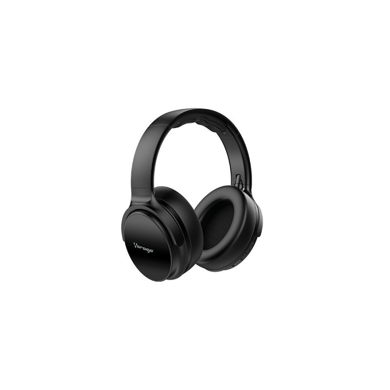 Diadema Vorago HPB-401 Bluetooth 5.0 /  micro VORAGO HPB-401 - Negro, 3.5 mm, Manos libres