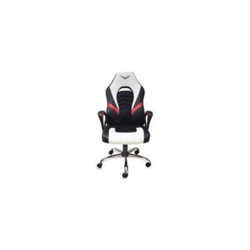 Silla Gamer Naceb Blanco Naceb Technology NA-0935B - Gamer, Blanco, Poliuretano + Nylon