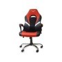 Silla Gamer Naceb Rojo Naceb Technology NA-0935R - Gamer, Rojo, Poliuretano + Nylon