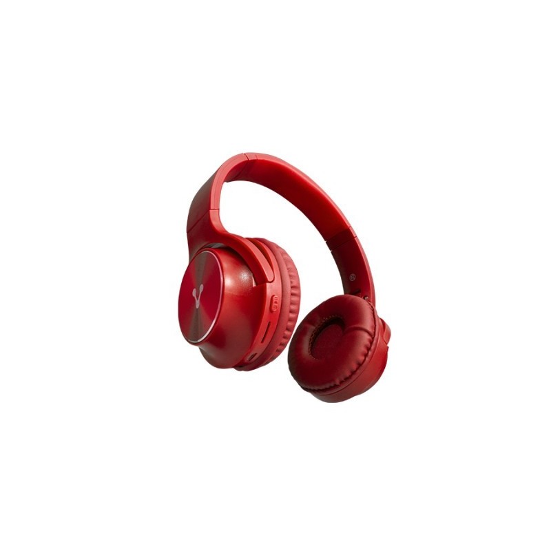 Diadema Vorago HPB-200 Bluetooth FM/MSD Plega VORAGO HPB-200 - Diadema, Roja, Bluetooth