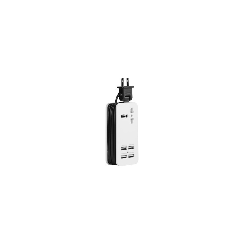 Adaptador de Contacto Naceb Technology NA-0705 - USB, Blanco