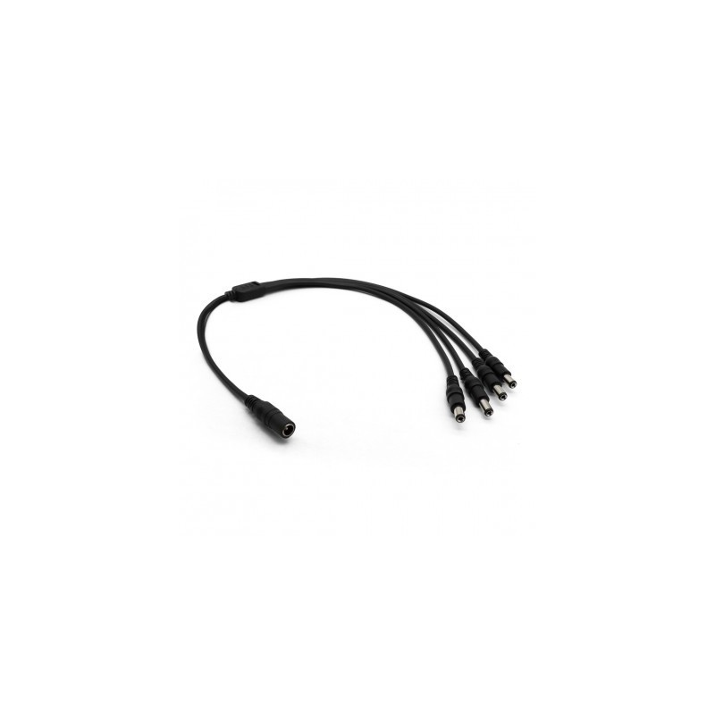 Cable CCTV Divisor de Fuente de Poder  BROBOTIX 764762 - 50 cms, Negro