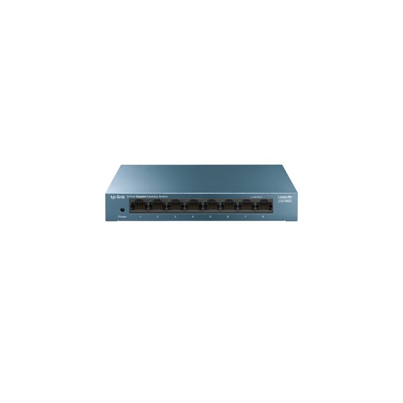 SWITCH GIGABIT TP-LINK LS108G - Azul, 10 W, 8 puertos