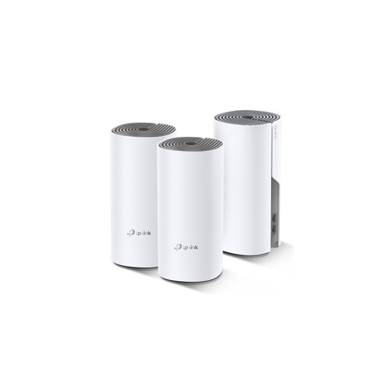 Kit Sistema MESH TP-LINK Deco E4(3-Pack) - 2, 4 GHz, 2, 2 Antenas Internas, 867 Mbps, Blanco