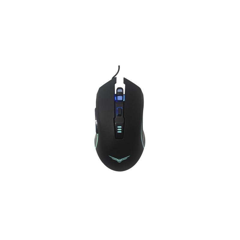 Mouse Gamer Horus Naceb Technology NA-0937 - Alámbrico, 1000/1600/2400/3200 DPI's, Negro