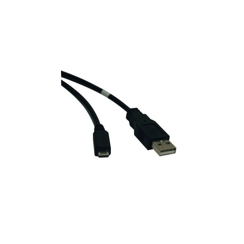 Cable USB 2.0 de Alta Velocidad TRIPP-LITE U050-006 - USB A, Micro-USB B, Macho/Macho, 1, 83 m, Negro