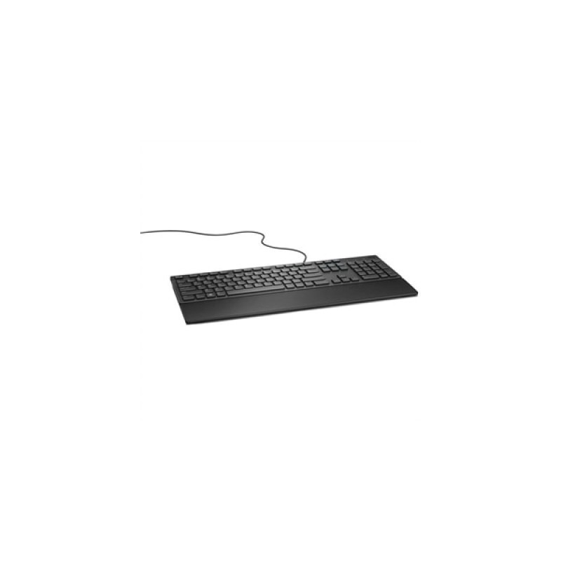 Teclado DELL KB216 (Inglés) - USB, Negro, PC/server, Alámbrico