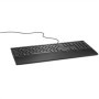 Teclado DELL KB216 (Inglés) - USB, Negro, PC/server, Alámbrico