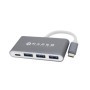 Adaptador NACEB HUB TIPO C A USB 3.0 NA-0112 -