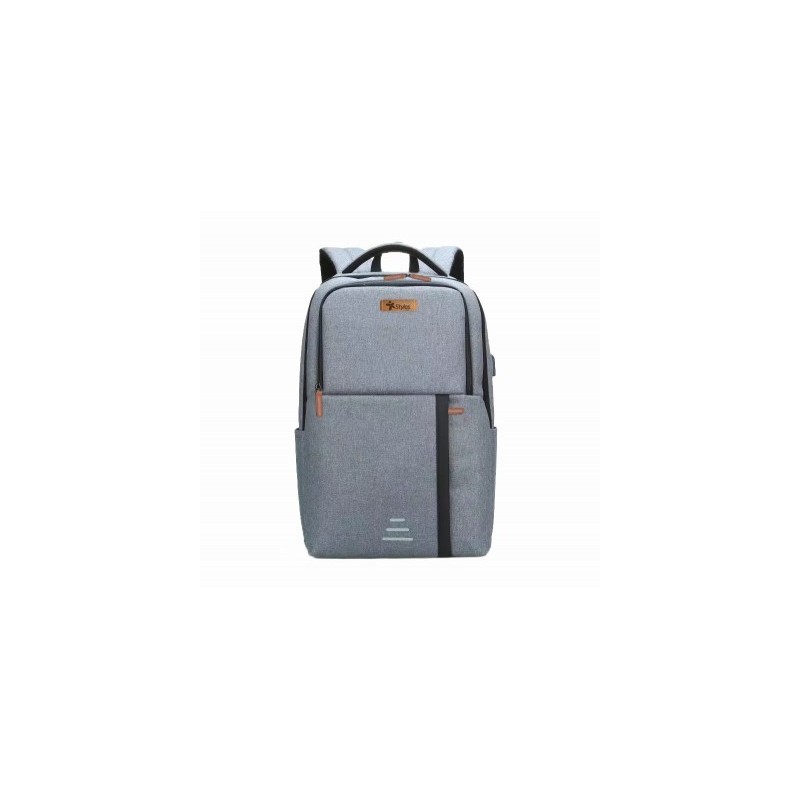 Mochila  Stylos STABAP2 - Gris, Poliéster, 730 g