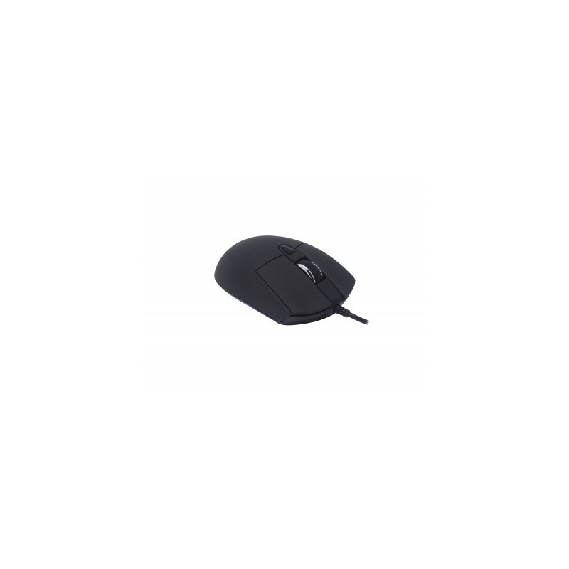 Mouse Naceb Technology NA-0115N - Negro, 6 botones, Alámbrico, Óptico, 800 - 2400 DPI