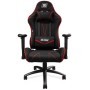 Silla Gaming VORAGO CGC500-RD - Asiento acolchado, Negro/Rojo