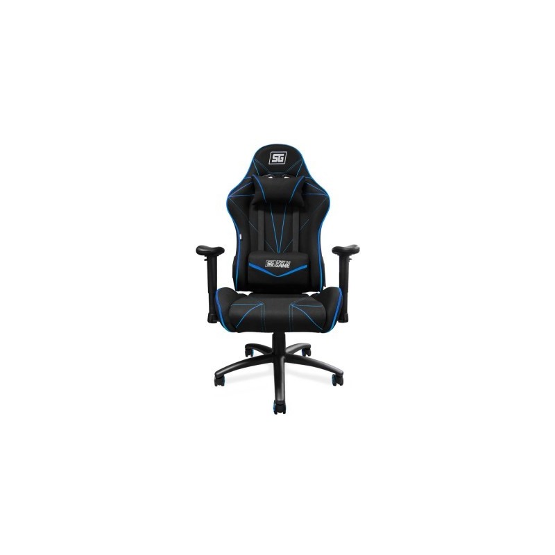 Silla Gaming VORAGO CGC500-BL - Asiento acolchado, Negro/Azul