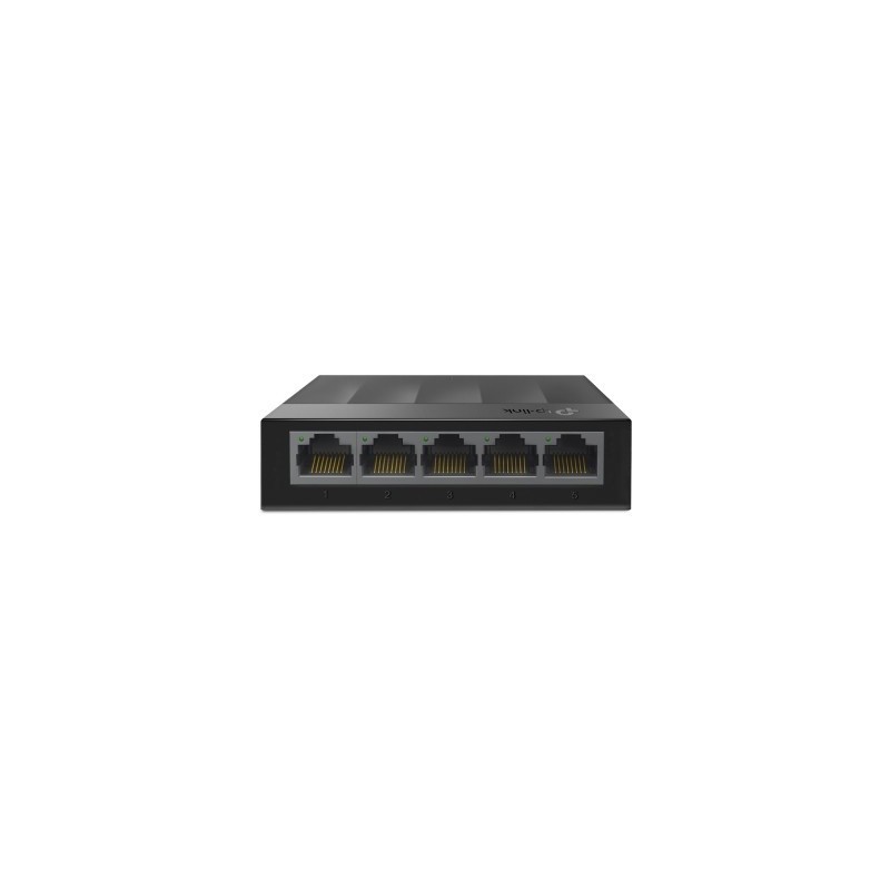 Switch No Administrable 5 Puertos TP-LINK LS1005G - Negro, 3.7 W