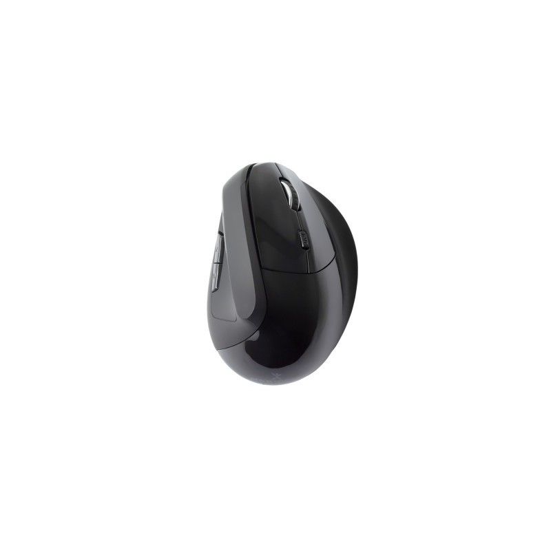 Mouse Vertical Ergonómico PERFECT CHOICE V-Mouse - Negro, Inalámbrico, Óptico, 800/1200/1600 DPI