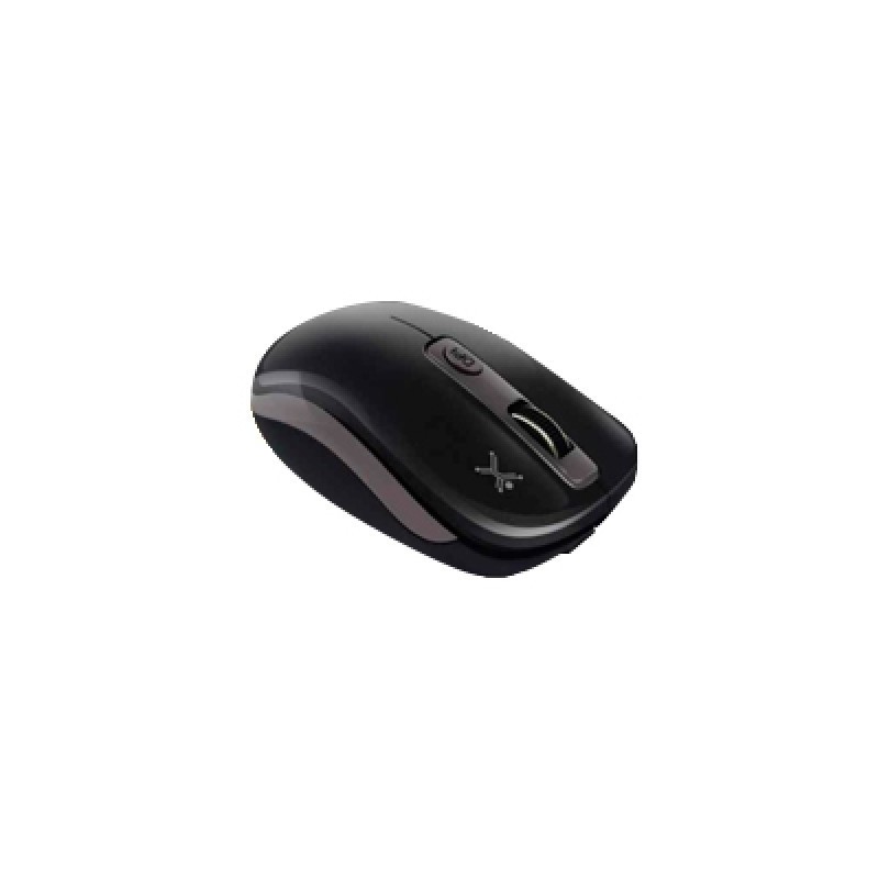 Mouse Optico  PERFECT CHOICE PC-044796 - Negro, Inalámbrico, Óptico, 800/1200/1600 DPI