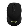 Mouse Inalámbrico Iluminado VORAGO MO-306 - Negro, 2400 DPI, Recargable