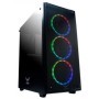 Gabinete Gaming Naceb Technology PLAYER Crystal Case NA-0603 - Full ATX, Negro