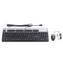 Kit de Teclado y Mouse USB para Servidor Hewlett Packard Enterprise 631341-B21 - Inglés, Negro