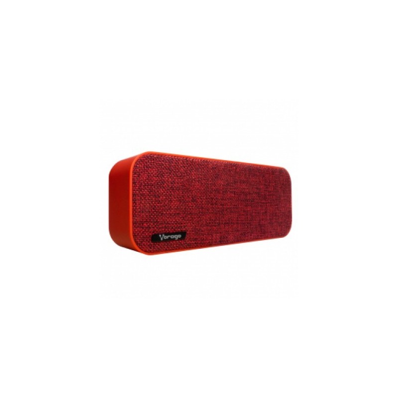 Bocina Portátil Bluetooth VORAGO BSP-150 - Rojo, 100 Hz ~ 18 KHz, 3W*2