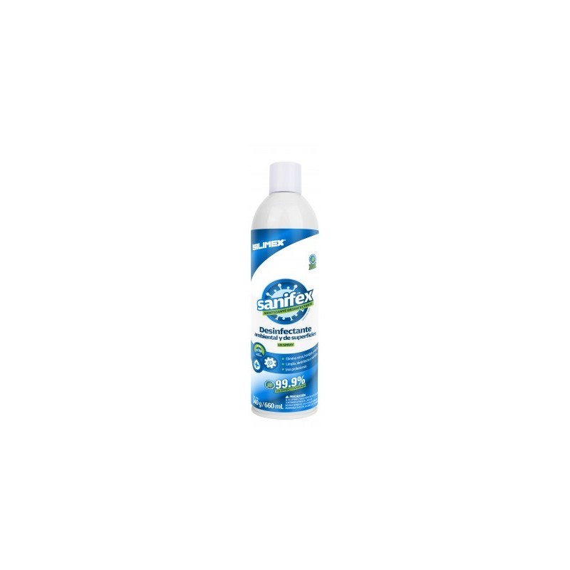 Spray 660ml. Sanitizante desinfectante SILIMEX -