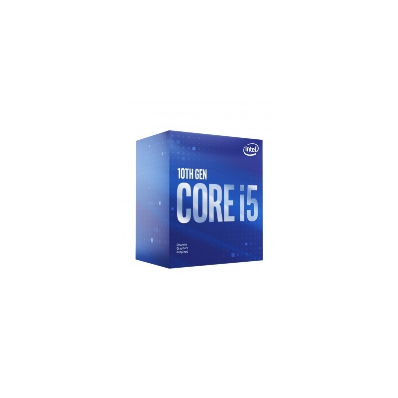 Procesador Intel Core i5-10400F 2.90GHz - 6 núcleos Socket 1200, 12 MB Caché. Comet Lake. (REQUIERE TARJETA DE VIDEO. COMPATIBLE