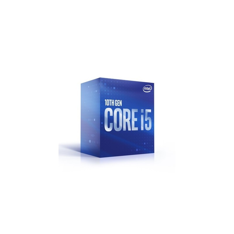 Procesador Intel Core i5-10400 2.90GHz - 6 núcleos Socket 1200, 12 MB Caché. Comet Lake. (COMPATIBLE MB CHIPSET 400 Y 500)