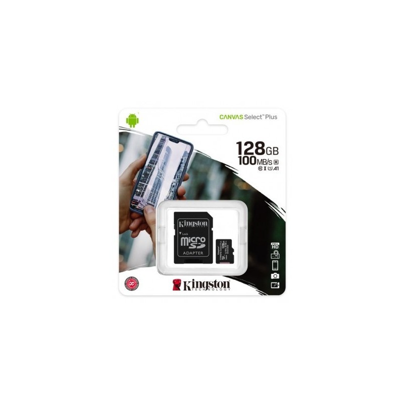 Micro SD 128GB Kingston Technology CL10 SDCS2 -