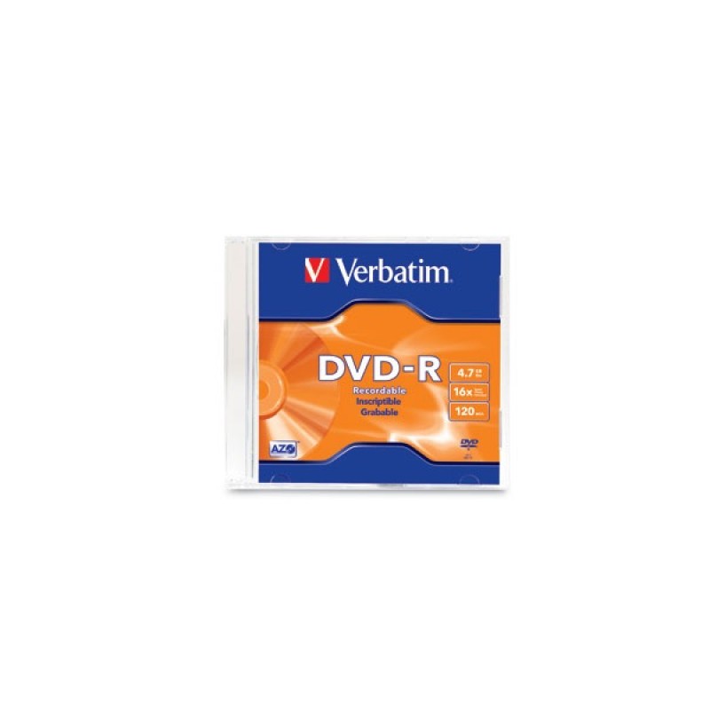 Disco DVD-R VERBATIM 95093 - DVD-R, 1, 120 min