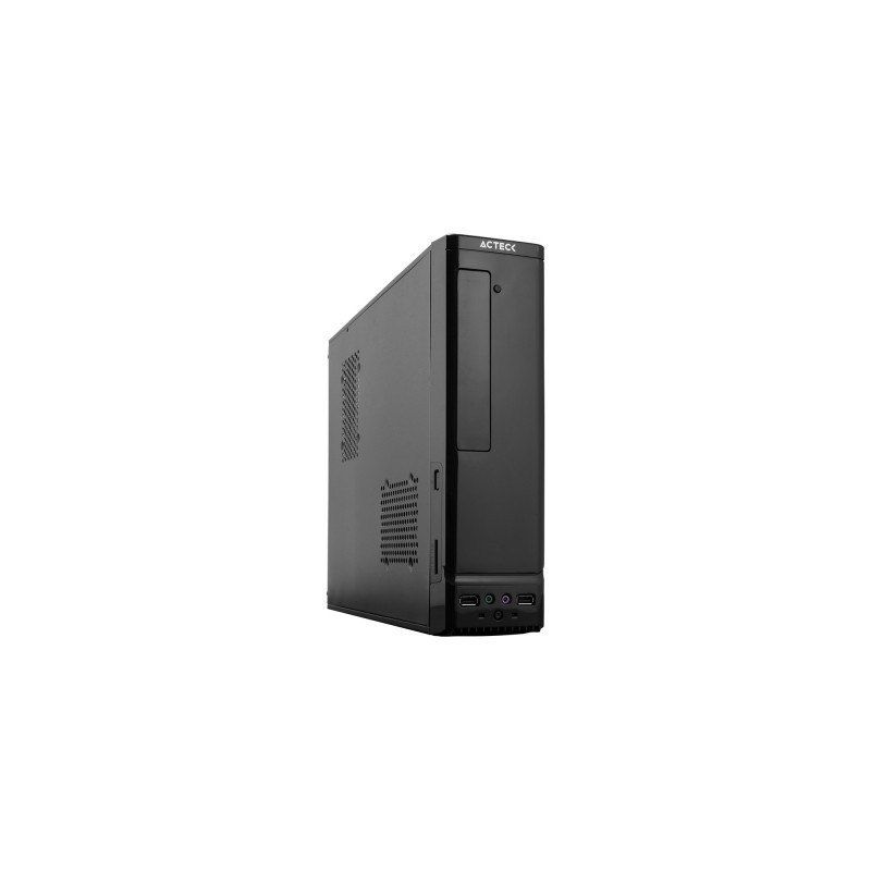 Gabinete ACTECK ATOM GS240 Micro Desktop Slim Micro ATX Y Mini ITX USB 2.0 Fuente 450W 1 Vent -