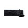 Kit Teclado Estándar y Mouse ACTECK AC-928984 - Estándar, 105 teclas, Negro