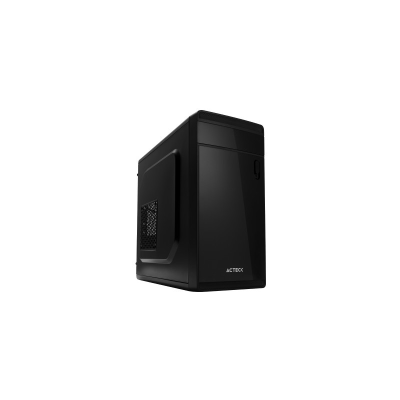 Gabinete ACTECK Delta - Torre, Gabinete, Micro-ATX, Mini-ITX, Negro