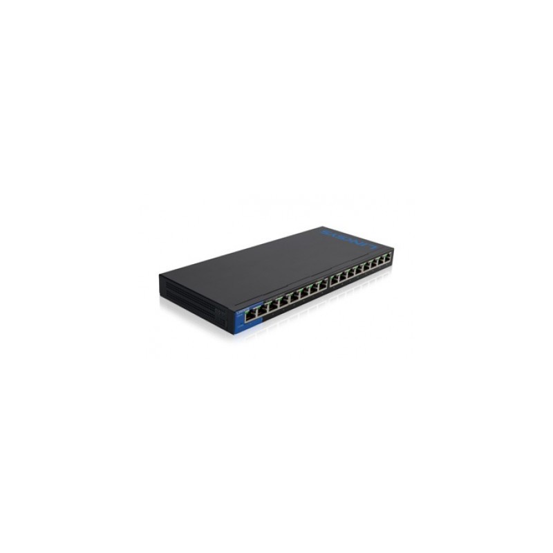 Switch LINKSYS LGS116 - Negro, 16 puertos