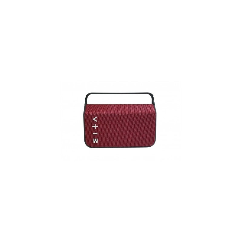 Bocina Inalámbrica Highlink Handle Roja - Radio FM, Lector Micro SD, Batería Recargable