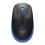 Mouse Inalámbrico  LOGITECH M190 - Azul, Inalámbrico