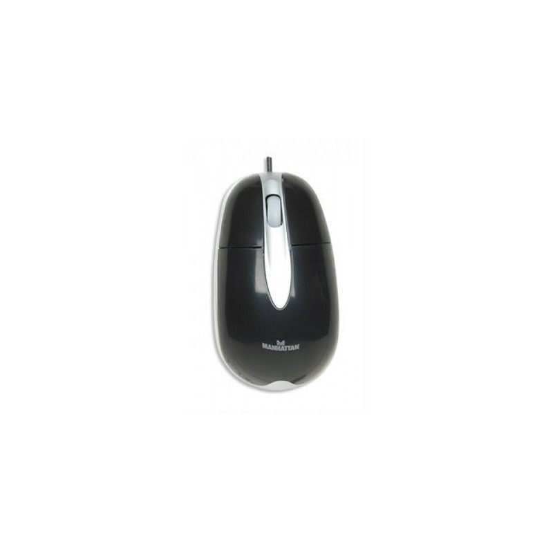 Mouse MANHATTAN MH3 - 3 botones, USB, Óptico, 1000 DPI