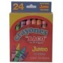 Crayones BACO JUMBO 65490. Surtido con 24 Piezas Colores Variados. -