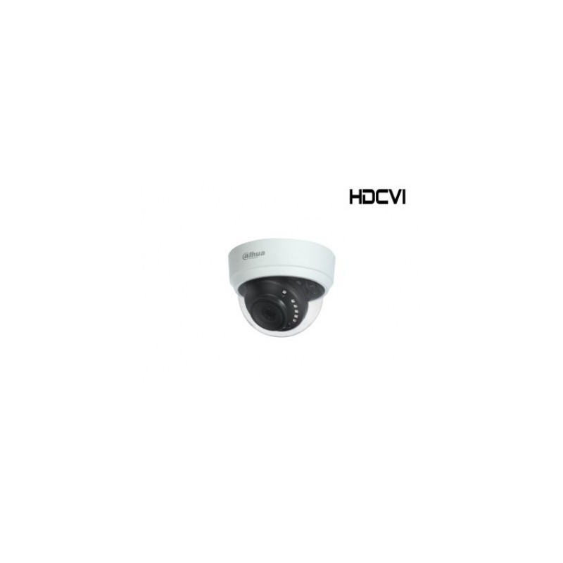 Cámara Domo HDCVI Dahua 5 MP Cooper DH-HAC-D1A51N-0280B-S2 - lente fijo de 2.8mm